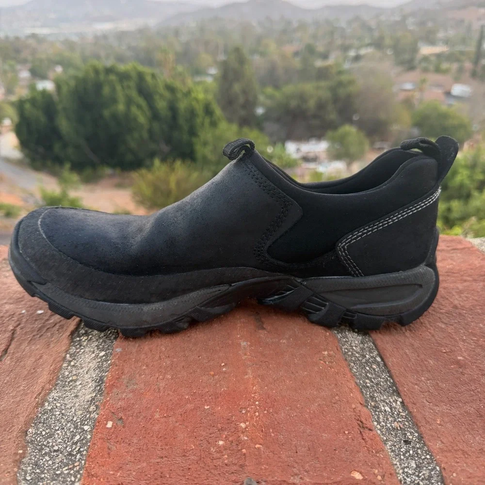 Merrell Innsbruck Waterproof Black Leather Primaloft Slip-on Shoe J75321 Men 9.5